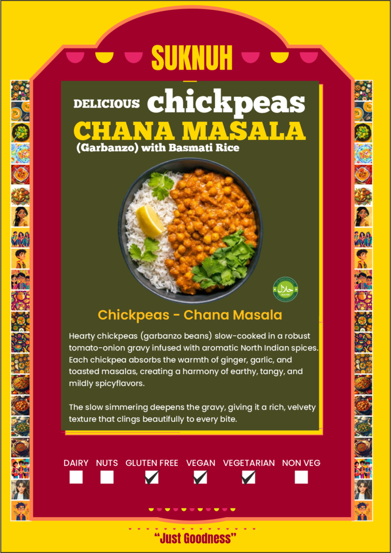 Chickpeas (Garbanzo) Chana Masala